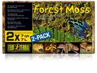 Terraariotarvike Sammal 2x7 litraa Exoterra Forest Moss