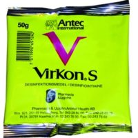 Desinfiointiaine Virkon terraarion desinfioimiseen