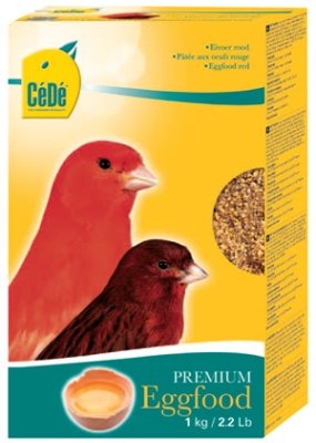 Kanarialinnun väriruoka Cede punaisten kanarialintujen värityksen vahvistamiseen