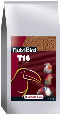 Häkkilintujen ruokapelletti suoranokkaisille linnuille Nutribird T16