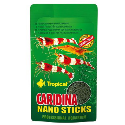 Sukarapujen ruoka tropical caridina nano sticks