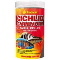 Pellettiruoka kirjoahvenille tropical cichlid carnivore small pellet