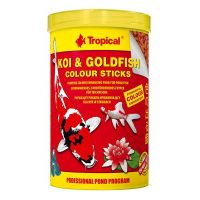 Pellettiruoka kultakaloille tropical koi goldfish colour sticks